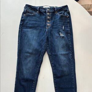 Kut from the Kloth Indigo Kancan Boyfriend Jeans